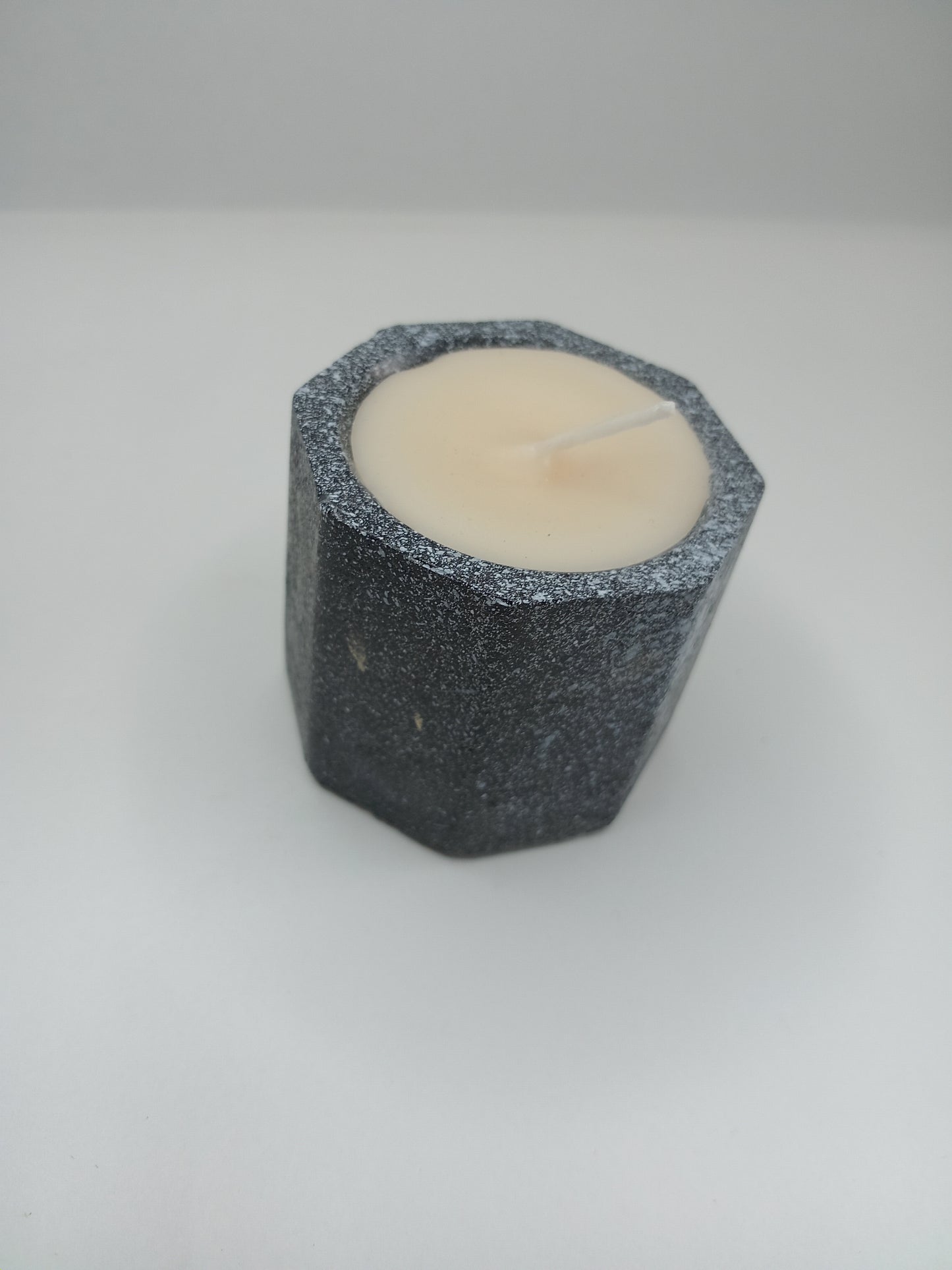 Miniature Candle - white speckle