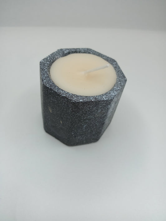 Miniature Candle - white speckle